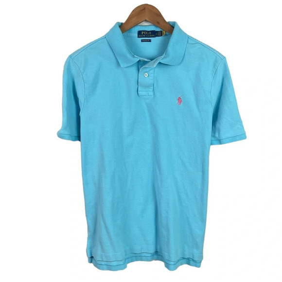 PO528 Mens Polo Ralph Lauren Designer Classic Fit Preppy Polo Shirt L - Picture 1 of 4